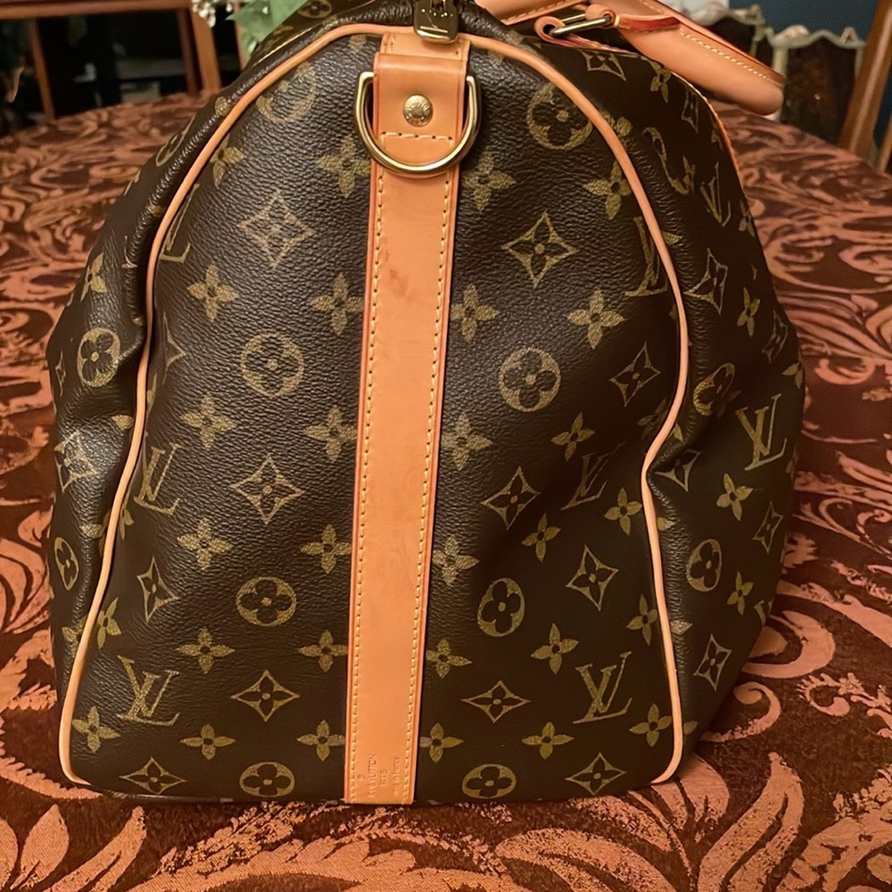 EUC Beautiful Louis Vuitton Monogram Keepall Bandolier 50 - Picture 10 of 17